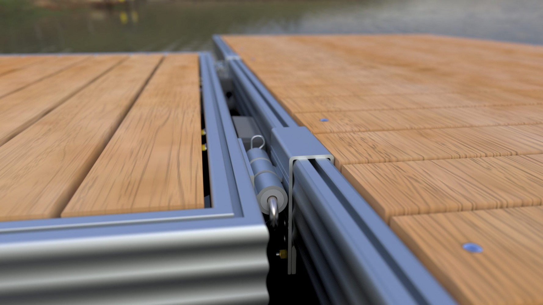 Removable Floating Dock Hinge