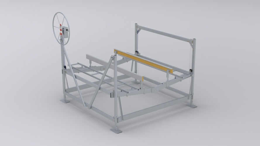 Vertical Pontoon Lift 5500pds