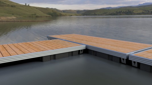 Removable Floating Dock Hinge